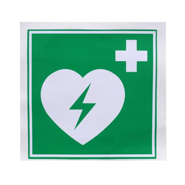 AED Venyl-Aufkleber